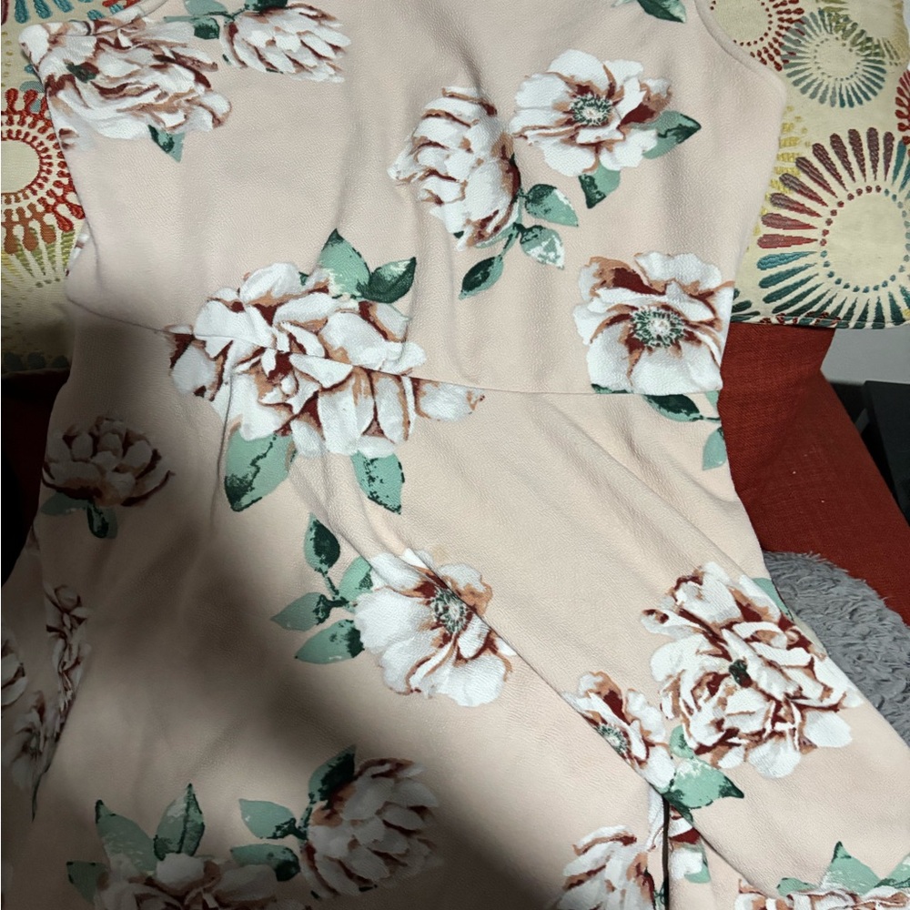 Floral Cream Dress